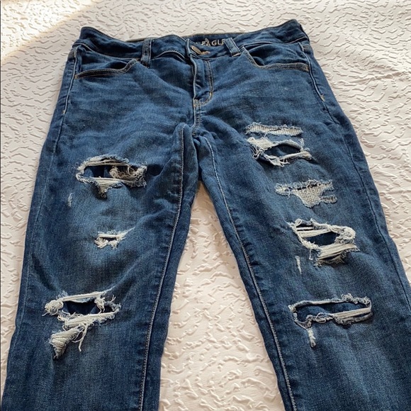 American Eagle Ripped Skinny Jeans - Picture 1 of 4